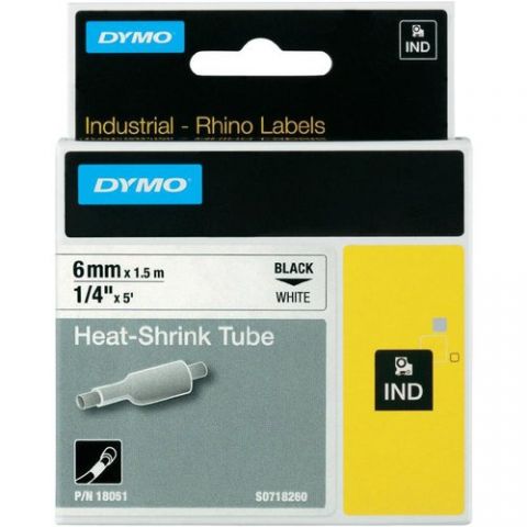 CINTA de ROTULAR DYMO RHINO ID1 TERMO RETRACTIL 1,