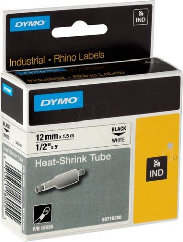 CINTA de ROTULAR DYMO RHINO ID1 TERMO RETRACTIL 1,