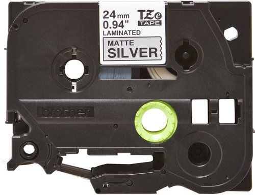 CINTA de ROTULAR BROTHER LAMINADA METALICA 8m  24m