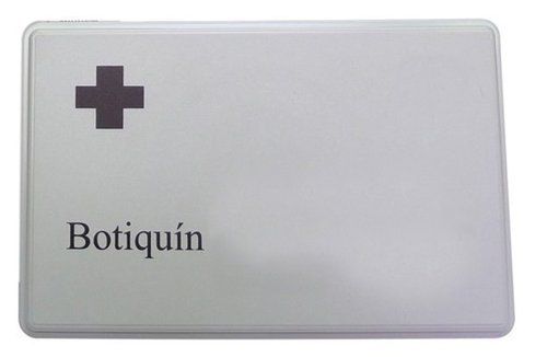 BOTIQUIN OUTAS PORTABLE PLASTICO GRIS
(esparadrapo