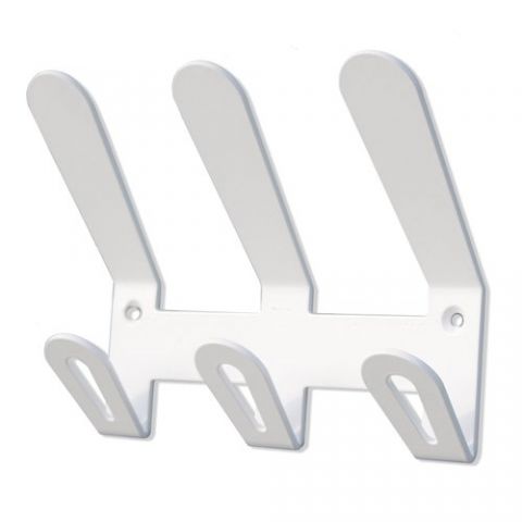 PERCHERO PARED EC/02 3 COLGADORES COLOR BLANCO