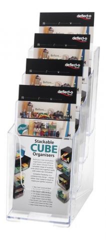 PORTAFOLLETOS SOBREMESA DEFLECT-O 1/3 A4 VERTICAL