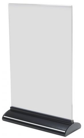 EXPOSITOR SOBREMESA DEFLECT-O CONTOUR EN FORMA DE