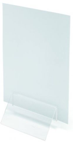 CLIP PORTAMENU DEFLECT-O ANCHO 100 MM. TRANSPARENT