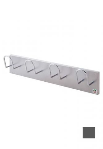 PERCHERO PARED CLINDRO H-14 4 COLGADORES GRAFITO