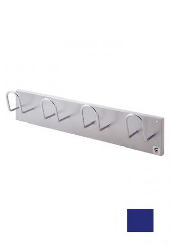 PERCHERO PARED CLINDRO H-14 4 COLGADORES AZUL