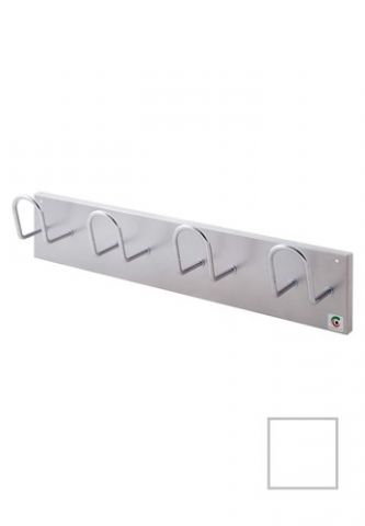 PERCHERO PARED CLINDRO H-14 4 COLGADORES BLANCO
