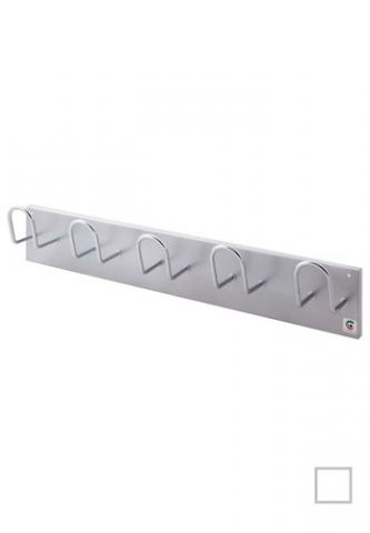 PERCHERO PARED CLINDRO H-15 5 COLGADORES BLANCO