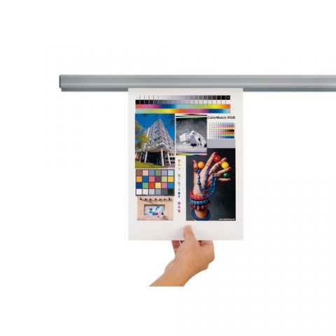 BARRA PORTANOTAS JALEMA 60 cm ALUMINIO (dorso magn