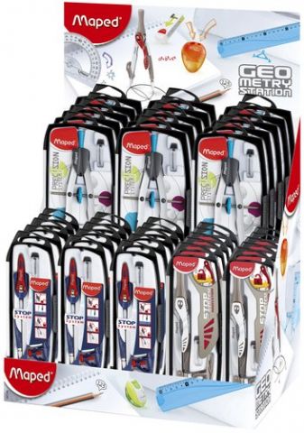 COMPAS MAPED SURTIDO TIPO A2 EXPOSITOR de 40
15x 1