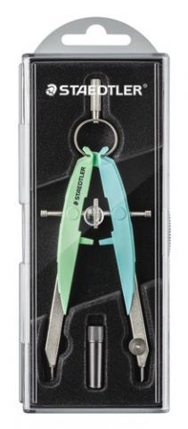 COMPAS STAEDTLER MARS 556 PASTEL AZUL CIELO Y MENT