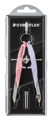 COMPAS STAEDTLER MARS 556 PASTEL ROSA Y VIOLETA CL