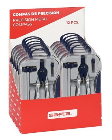 COMPAS SAFTA ESCOLAR PRECISION C/ADAPTADOR UNIVERS