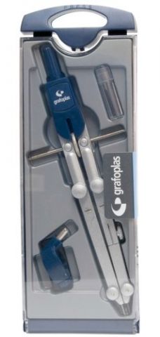 COMPAS GRAFOPLAS MICROMETRICO CON MINAS Y ADAPTADO