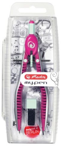 COMPAS HERLITZ MY.PEN CON BIGOTERA MENTA/PURPURA