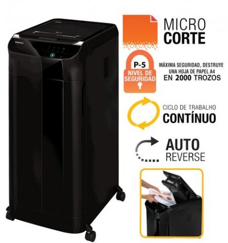 DESTRUCTORA FELLOWES AUTOMAX 600M (600h PARTIC.)
N