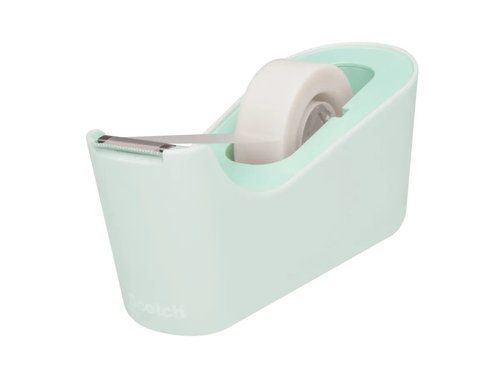 PORTARROLLOS SCOTCH C18 MENTA + 1 ROLLO  MAGIC 19x