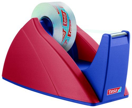 PORTARROLLOS TESA 33 mm  EASY CUT ROJO/AZUL