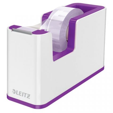 PORTARROLLOS LEITZ WOW DUALC/CINTA VIOLETA  y BLAN