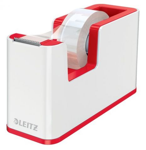 PORTARROLLOS LEITZ WOW DUALC/CINTA ROJO y BLANCO