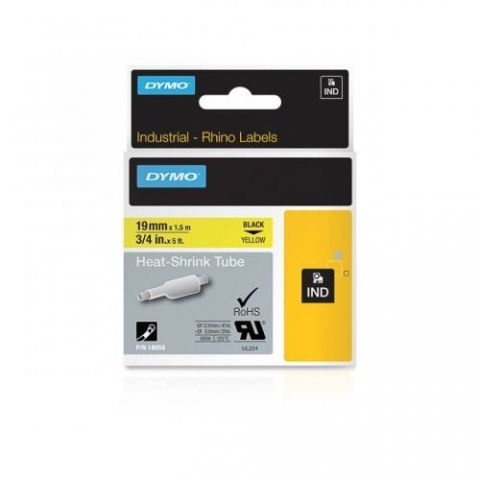 CINTA de ROTULAR DYMO RHINO ID1 TERMO RETRACTIL 1,
