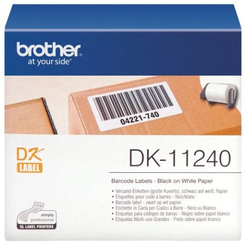 ETIQUETAS BROTHER PRECORTADA PAPEL BLANCO 51x102 m