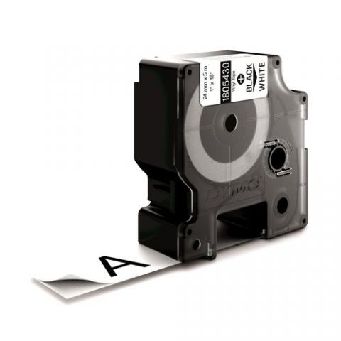 CINTA de ROTULAR DYMO RHINO ID1 VINILO 5,5m 24mm N