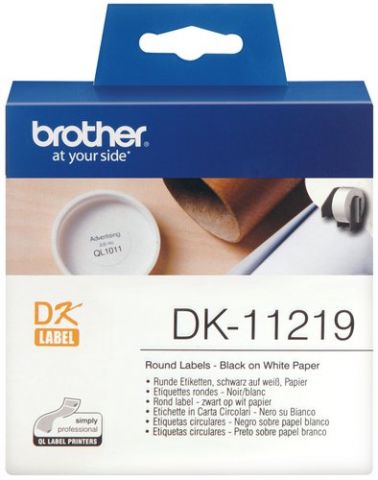 ETIQUETAS BROTHER CONTINUA PAPEL BLANCO  12 mm 120