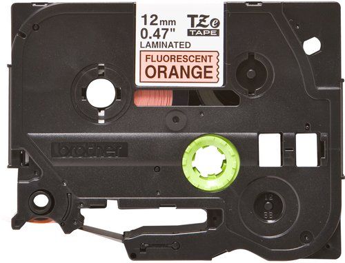 CINTA de ROTULAR BROTHER LAMINADA 8m 12mm NEGRO so