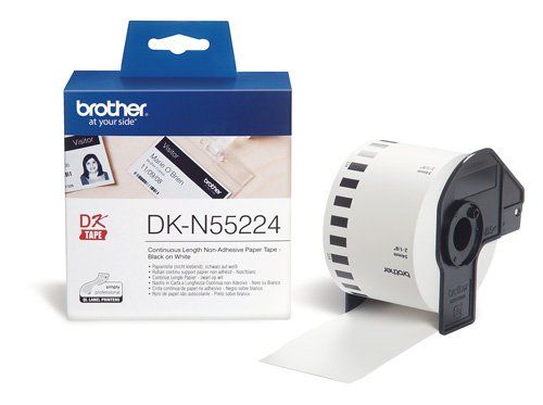 ETIQUETAS BROTHER CONTINUA PAPEL BLANCO  54 mm ROL