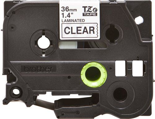 CINTA de ROTULAR BROTHER LAMINADA 5m 36mm NEGRO so