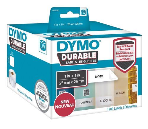 ETIQUETAS DYMO DURABLE LABEL WRITER INDUSTRIAL  25