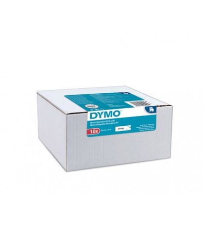 CINTA de ROTULAR DYMO LM D1 7m 12mm NEGRO sobre BL