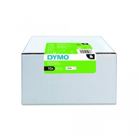 CINTA de ROTULAR DYMO LM D1 7m 9mm NEGRO sobre BLA