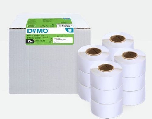 ETIQUETAS DYMO LABEL WRITER  28x89 mm RL.130 uds.