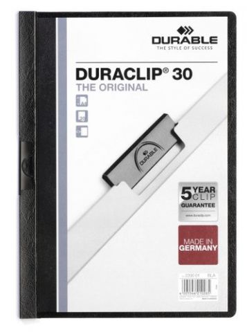 DOSIER CLIP DURACLIP PVC A4 2200 pinza METAL 30h N