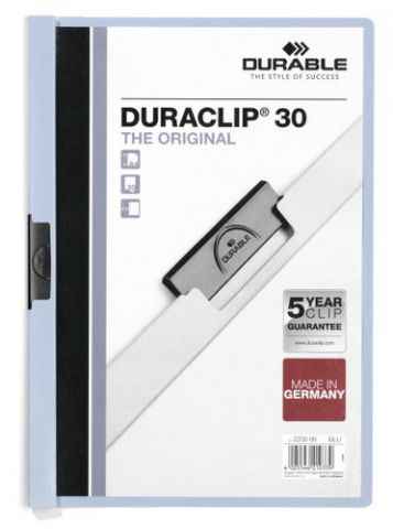 DOSIER CLIP DURACLIP PVC A4 2200 pinza METAL 30h A