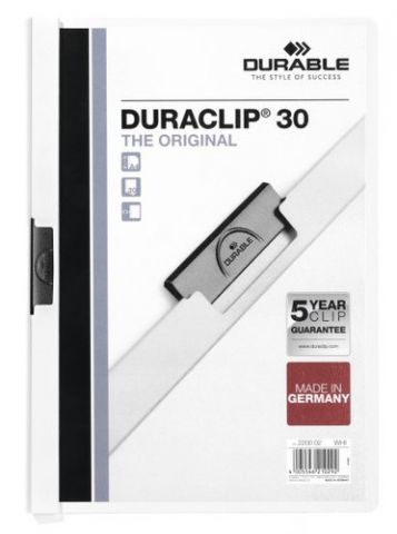 DOSIER CLIP DURACLIP PVC A4 2200 pinza METAL 30h B