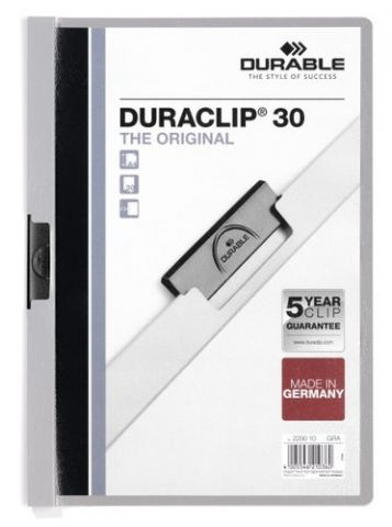 DOSIER CLIP DURACLIP PVC A4 2200 pinza METAL 30h G