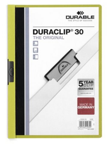 DOSIER CLIP DURACLIP PVC A4 2200 pinza METAL 30h V