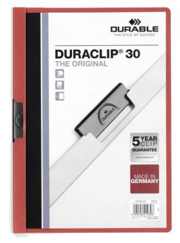 DOSIER CLIP DURACLIP PVC A4 2200 pinza METAL 30h R