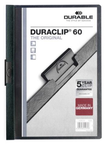DOSIER CLIP DURACLIP PVC A4 2209 pinza METAL 60h V
