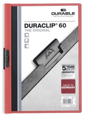 DOSIER CLIP DURACLIP PVC A4 2209 pinza METAL 60h R