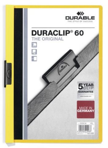 DOSIER CLIP DURACLIP PVC A4 2209 pinza METAL 60h A
