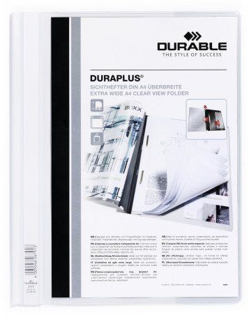 DOSIER FASTENER DURABLE DURAPLUS 2579 A4 BLANCO