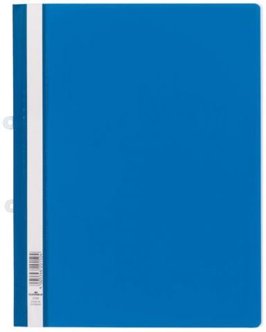 DOSIER FASTENER DURABLE 2580 A4+ TRANSP. AZUL
