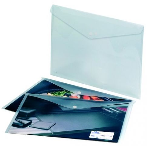 DOSIER SOBRE CARCHIVO PP VELCRO A3 CRISTAL