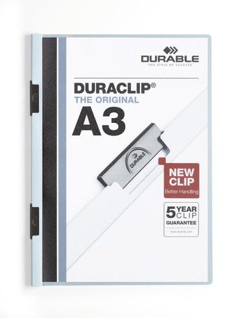 DOSIER CLIP DURACLIP PVC A3 2218 2 pinzas METAL 60