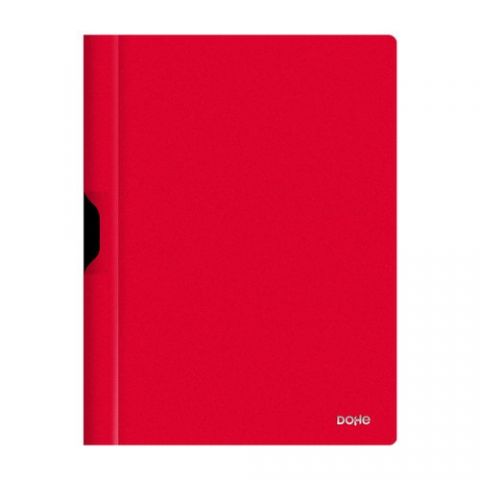 DOSIER CLIP PP A4 pinza METAL 30h ROJO