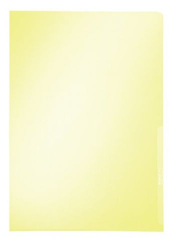 DOSIER ANGULO RECTO LEITZ PVC 150µ A4 AMARILLO PAQ